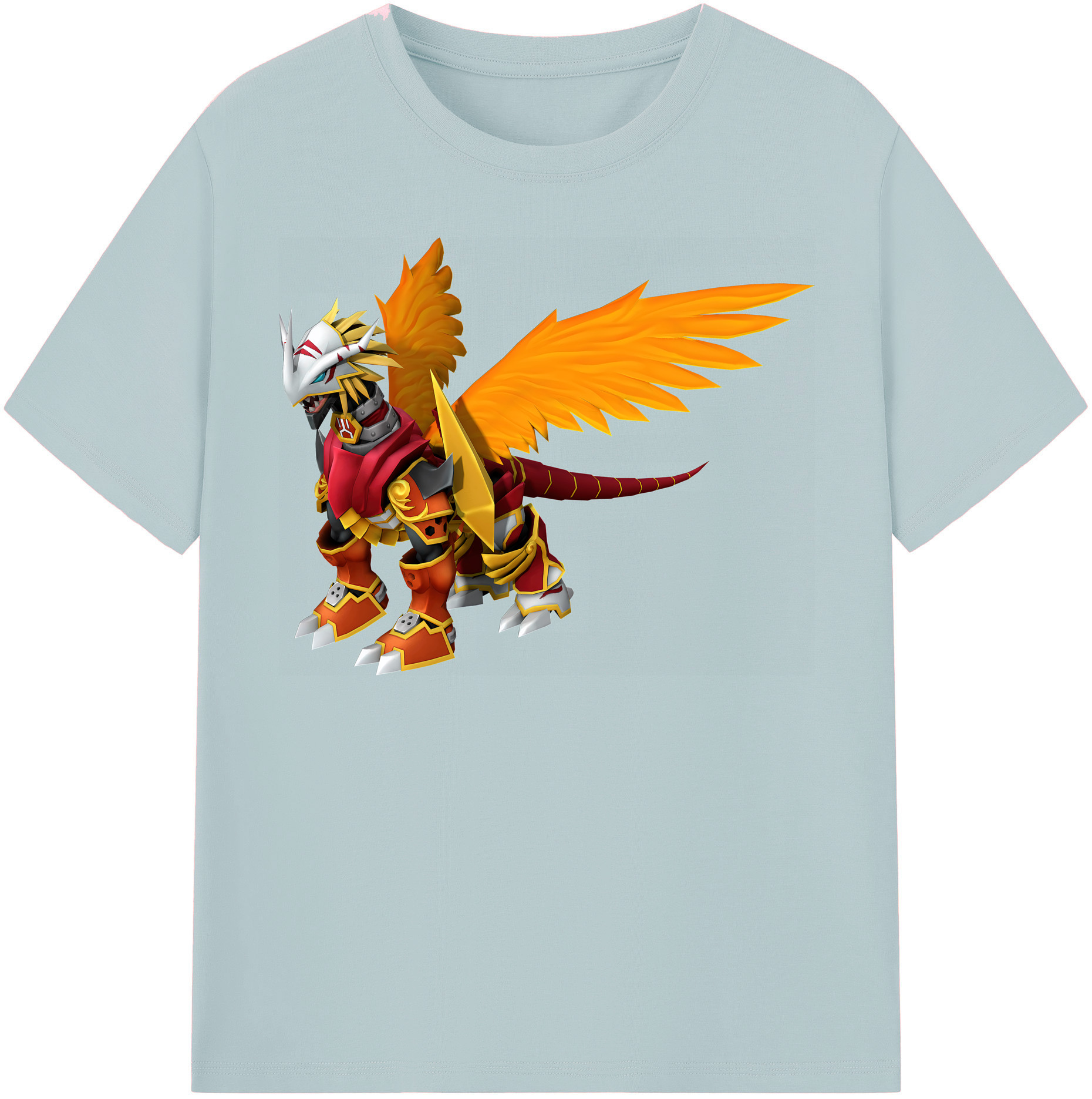 （画像用） Digimon デジタルモンスター/デジモン 綿100％半袖Tシャツ（フロントプリント）
